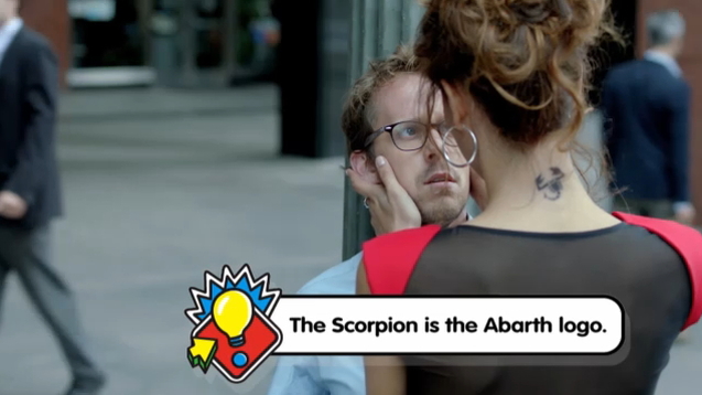 VH1 Pop Up Video treatment of Fiat's 'Seduction' ad
