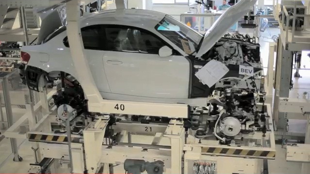 BMW ActiveE electric car production line, Leipzig, Germany