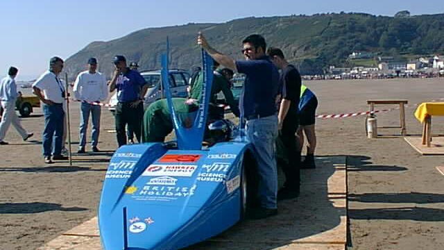 Bluebird Electric land speed record car, 1998