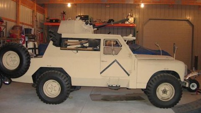Land Rover Series III Armored Patrol Car - image: eBay Motors