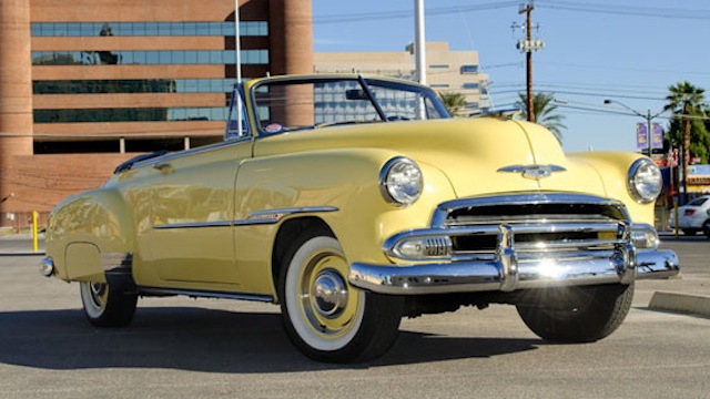 Steve McQueen's 1951 Chevy Styleline DeLuxe Convertible - image: Auctions America