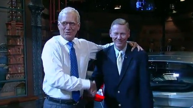 2012 Ford Focus Electric on Late Show with David Letterman