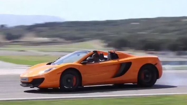 Chris Harris tests the McLaren MP4 Spider