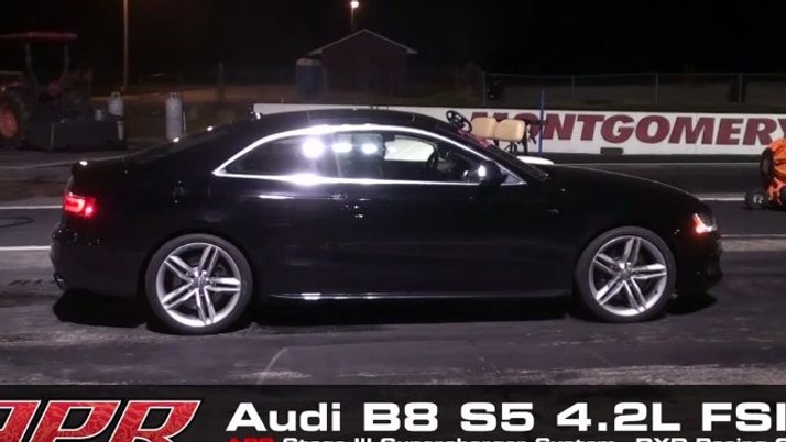 APR Tuned Audi S5 goes under 12 seconds in the quarter