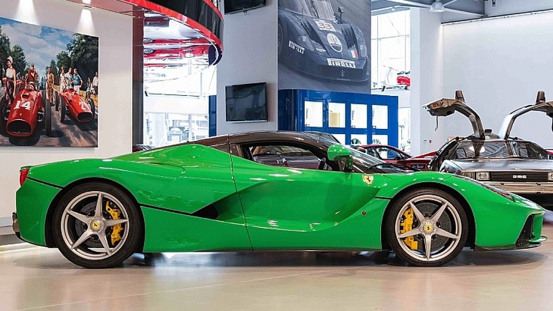 Jay Kay's green Ferrari LaFerrari for sale