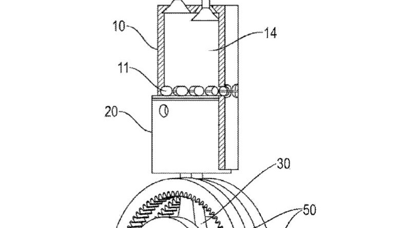 Porsche 6-stroke engine patent image