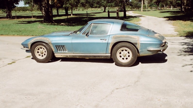 A 1967 Corvette, once owned by Neil Armstrong