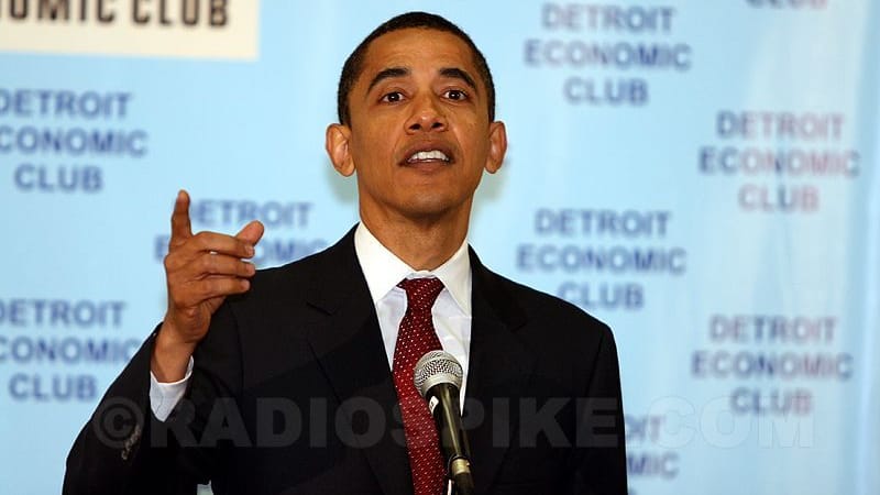 Barack Obama speaking Detroit Economic Club