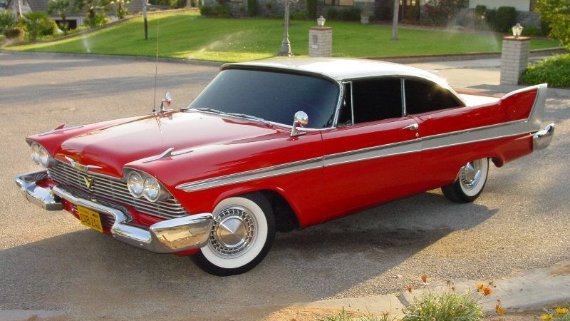 1958 Plymouth Fury used in filming the movie 'Christine', photo via Wikimedia Commons