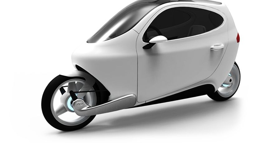 Lit Motors C-1: Electric Motorcycle That Won't Fall Over