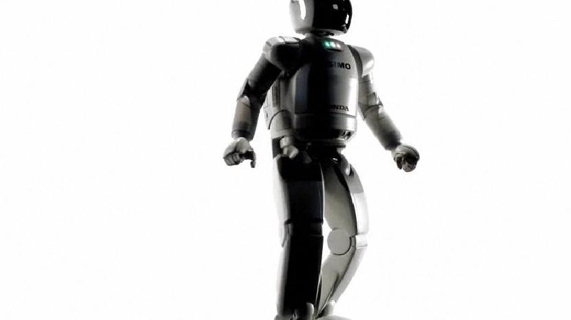 ASIMO robot by Honda, featured in 'Living With Robots'