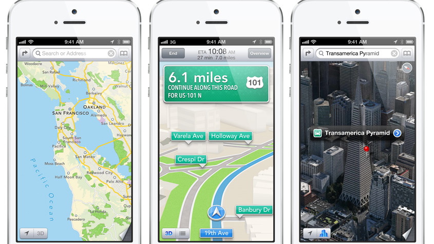 Apple iPhone 5 and iOS6 Maps updates