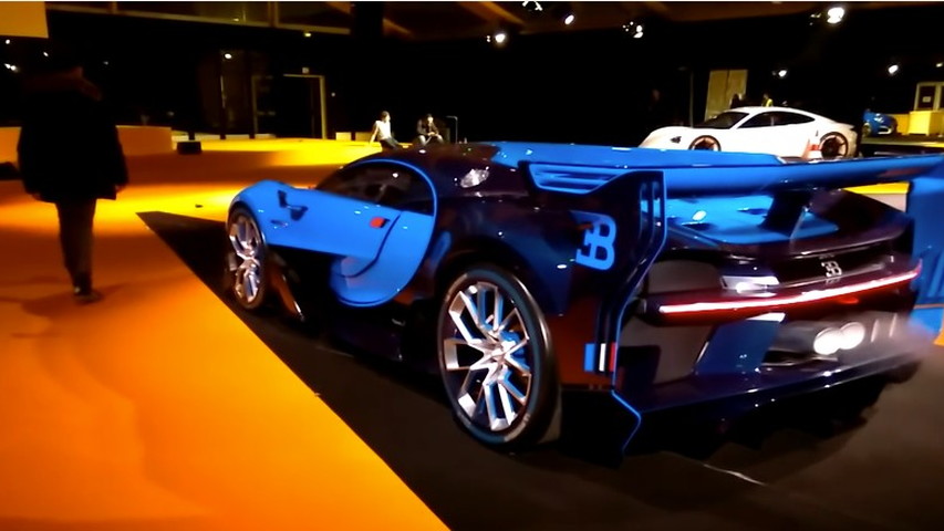 Bugatti Vision Gran Turismo Concept Start Up