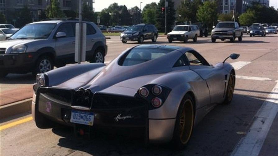 First Pagani Huayra spotted in U.S. Image via GT Spirit.