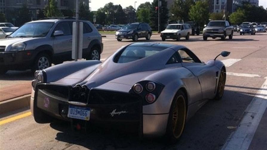 First Pagani Huayra spotted in U.S. Image via GT Spirit.