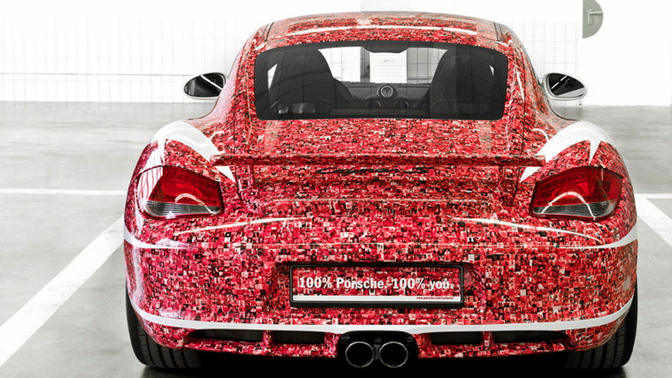 Porsche Cayman S celebrates 2 million Porsche Facebook fans