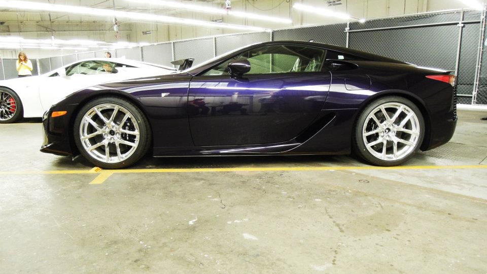 Lexus Teases The First And Only Black Amethyst Lfa