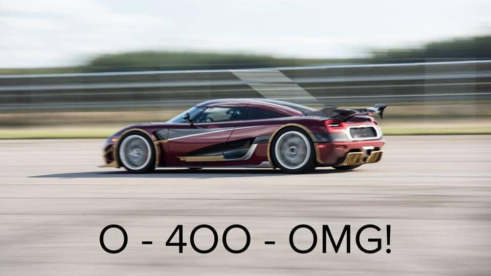 Koenigsegg is ready to set a 0-400-0 time of its own