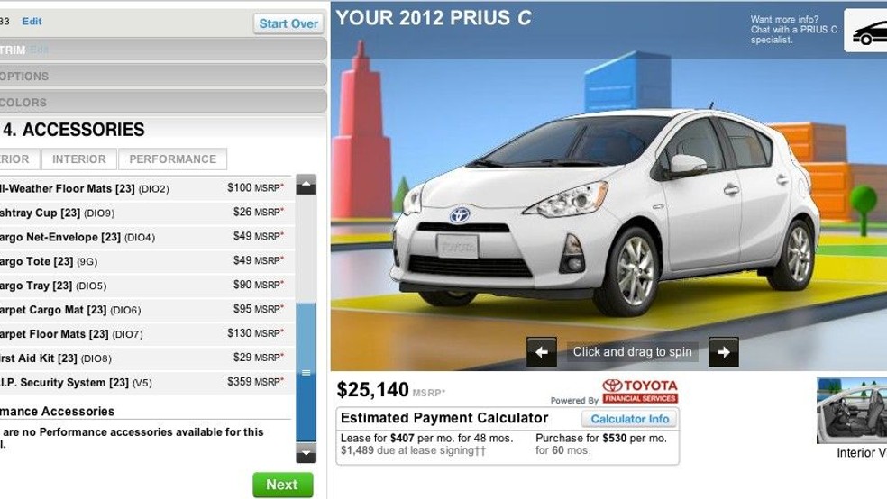 As The 2012 Toyota Prius C Goes On Sale We Spec Our Own