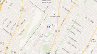 Map for Presidential Apartments - Fort Lee, NJ