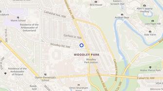 Map for Hampton-Stratford Apartments - Washington, DC