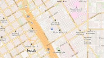 Map for Capri Apartments - Seattle, WA