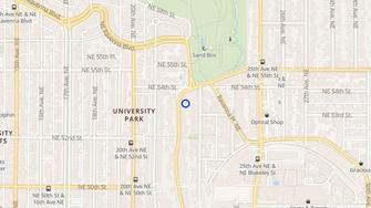 Map for University View Apartments - Seattle, WA