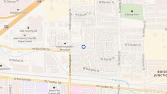 Map for Towne Square Village Apartments - Boise, ID