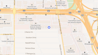 Map for Nest Apartments - San Antonio, TX
