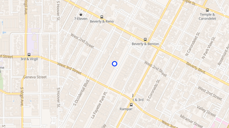 Map for Chateau La Fayette Apartments - Los Angeles, CA