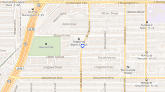 Map for Leeward Island Apartments - Dallas, TX