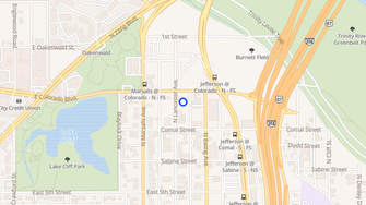 Map for Hghlander Apartments - Dallas, TX
