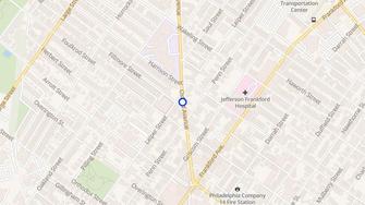 Map for Carver Hall Apartments - Philadelphia, PA