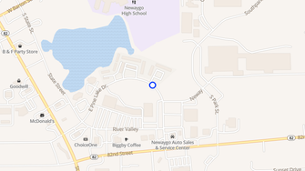 Map for Pine Lake Village Apartments - Newaygo, MI