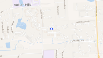 Map for Auburn Hills Apartments - Auburn Hills, MI