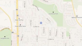 Map for Laurelwood Garden Apartments - Federal Way, WA