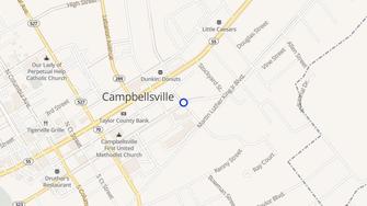 Map for Jackson Street Towers - Campbellsville, KY