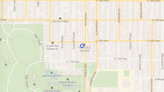 Map for La Scala Apartments - Denver, CO