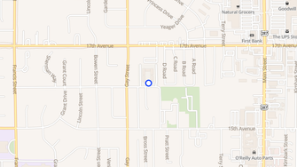 Map for Parkville Apartments - Longmont, CO
