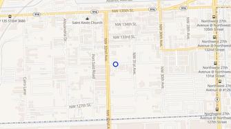 Map for Ingram Terraces Apartments - Opa Locka, FL