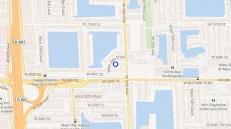 Map for Club Royale Apartments - Hialeah, FL