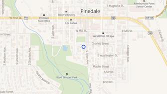 Map for Rendezous Apartments - Pinedale, WY