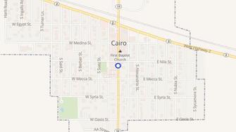 Map for Hulett Park Apartments - Cairo, NE