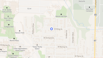 Map for Aspen Court Apartments - Macomb, IL