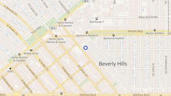 Map for Sovereign Apartments - Beverly Hills, CA