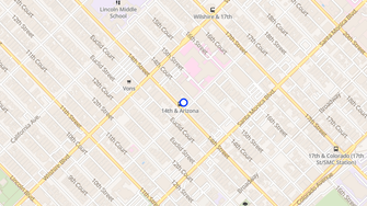 Map for 1251 14th Street - Santa Monica, CA