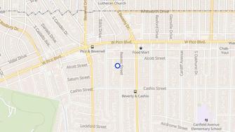 Map for Reeves Street Apartments - Los Angeles, CA