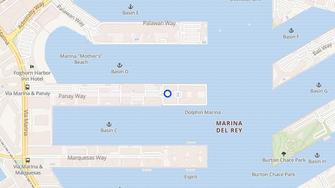 Map for Dolphin Marina Apartments - Marina Del Rey, CA