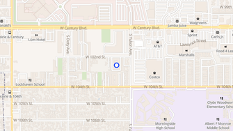Map for Hollywood Pointe  - Inglewood, CA