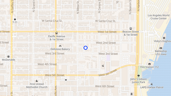 Map for Verdes Del Oriente Apartments - San Pedro, CA
